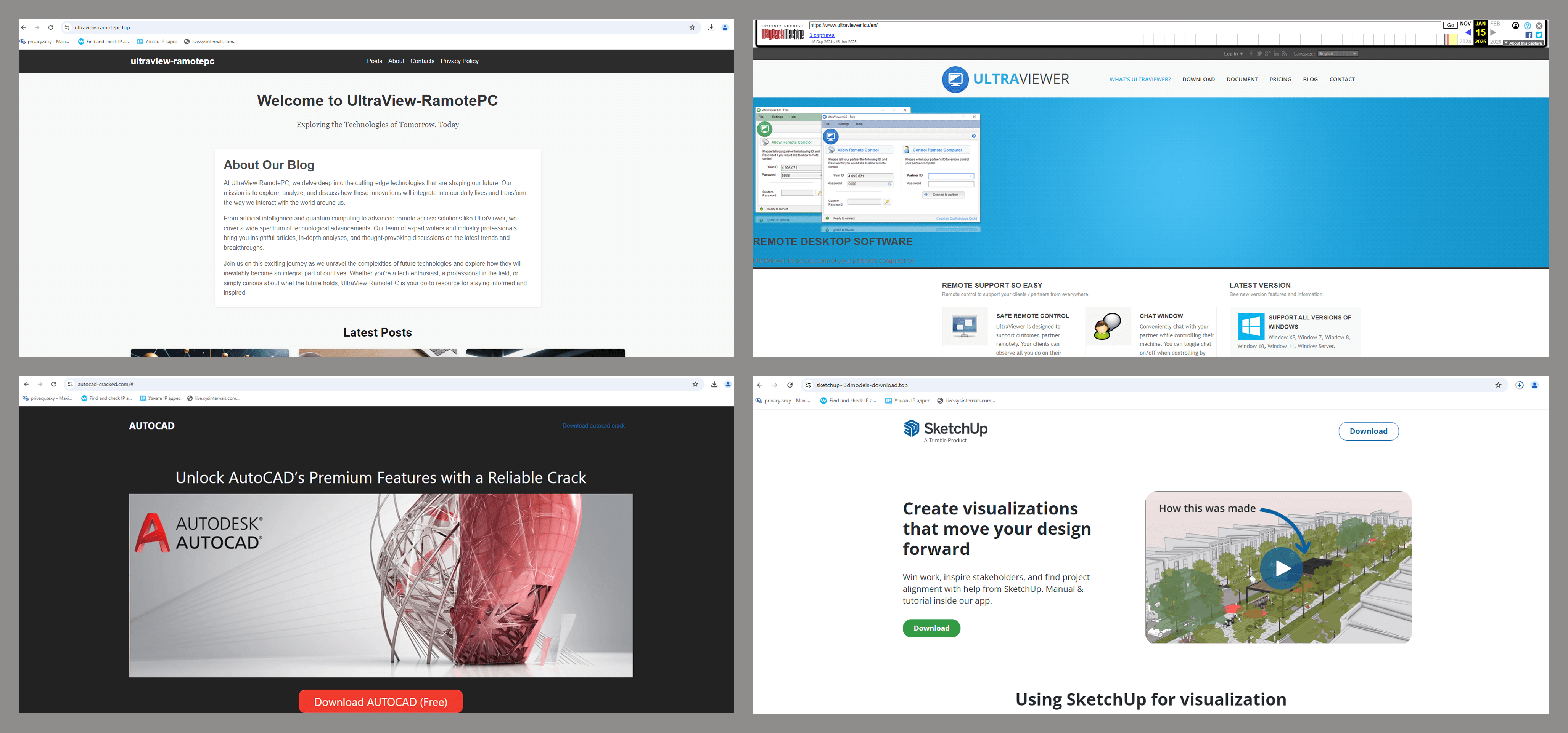 Malicious websites